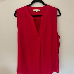 LOFT sleeveless blouse